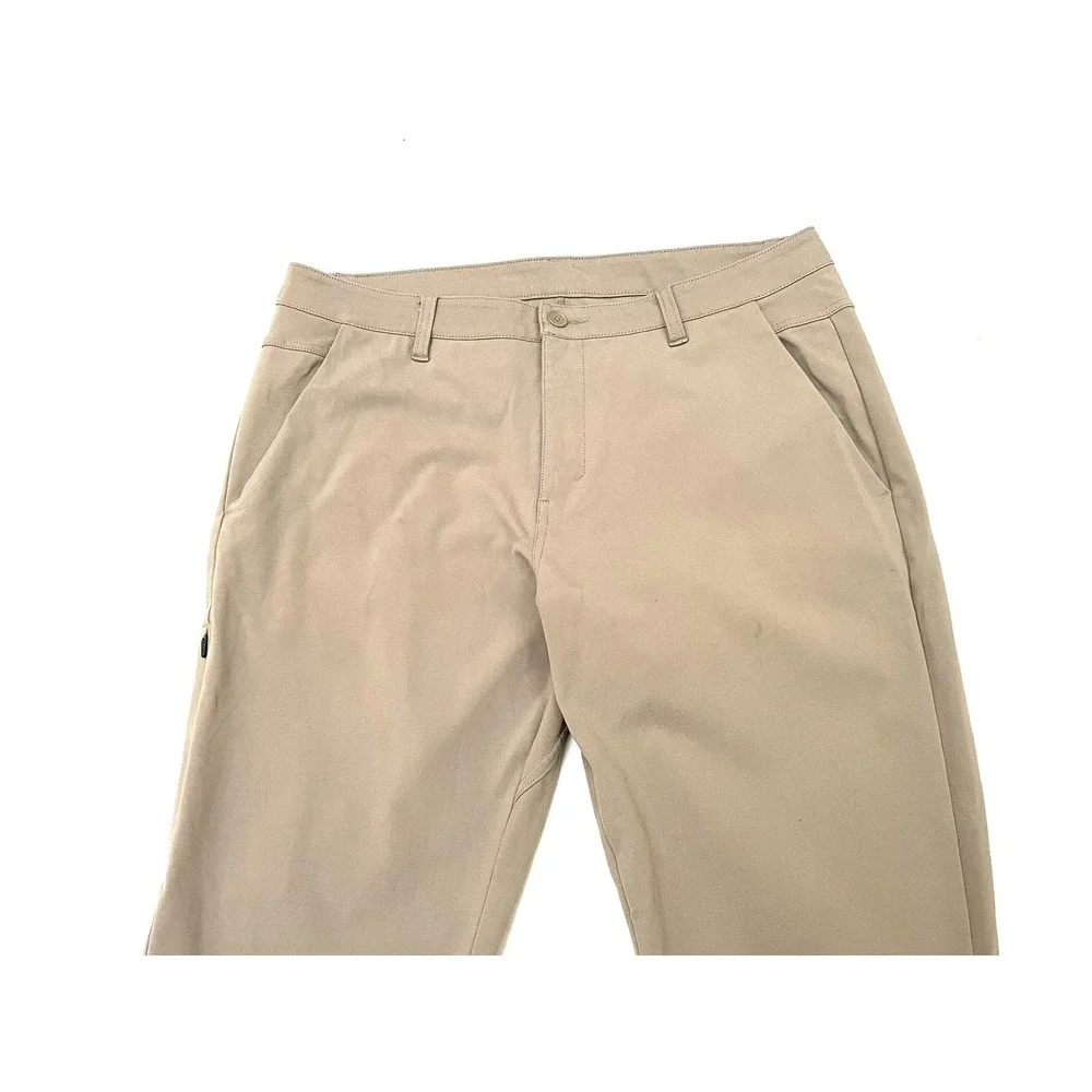 BYLT Everyday Pant 2.0  Size 36x30 Khaki Stretch Work Golf Wrinkle Free UPF 50+